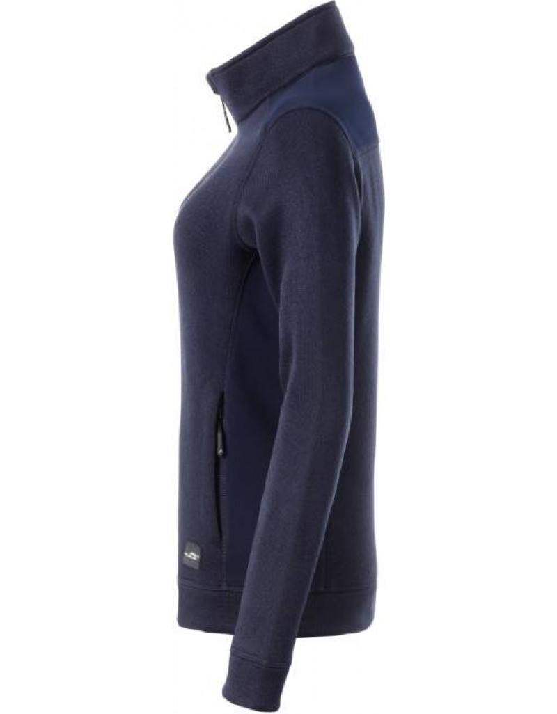 Jachetă de lucru tricotată din fleece pentru femei-groasa